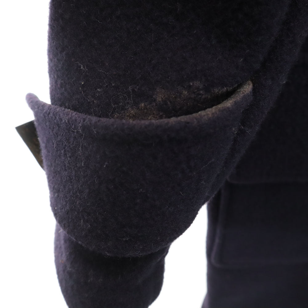 チベット 80s 90s オールド イングランド製 ウールブレンド ウールコート 40 ネイビー ダッフルコート メンズ