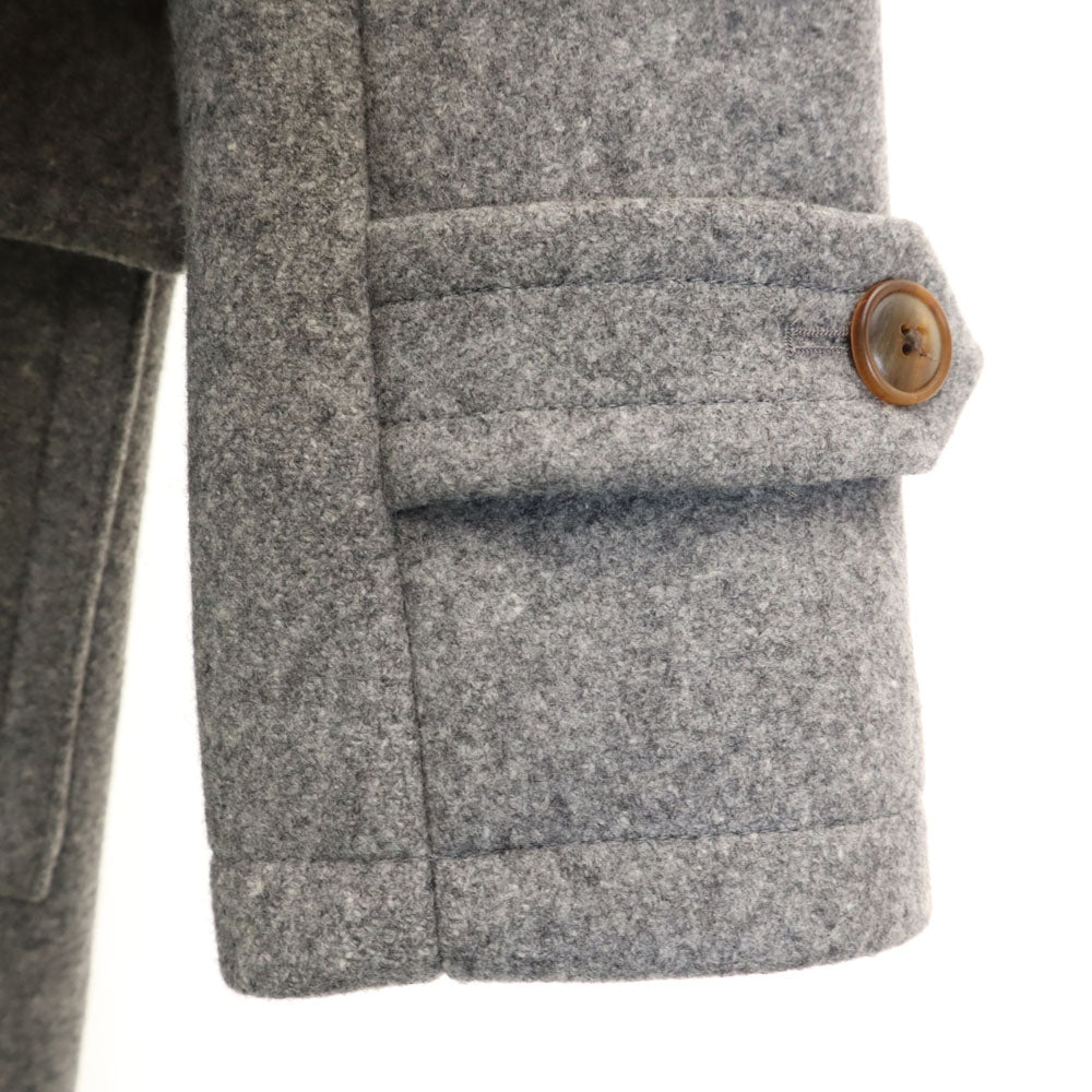 AURALEE オーラリー 日本製 ウールブレンド ダッフルコート 1 グレー フーディー メンズ