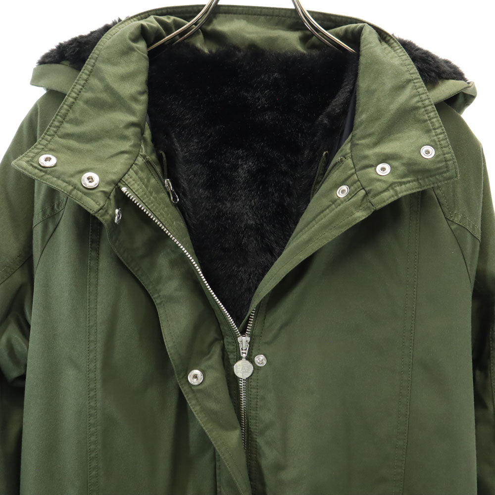 Emporio Armani エンポリオアルマーニ モッズコート L カーキ EA7 ライナー付き レディース