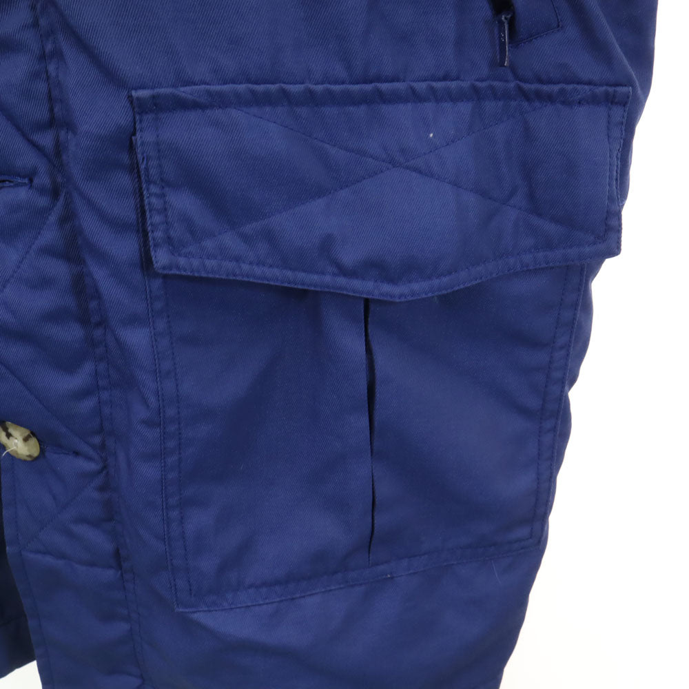 mont-bell モンベル コート M 青紺 アウトドア 裏フリース ポーラテック メンズ