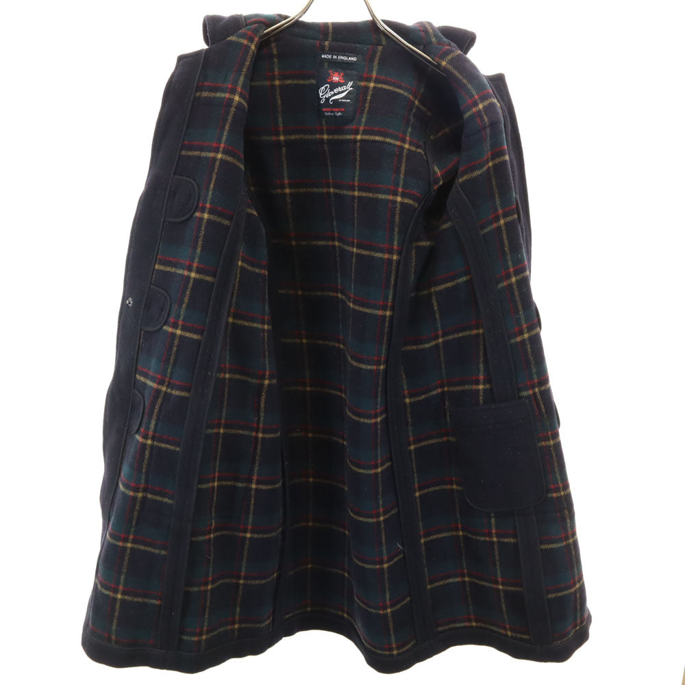 Gloverall グローバーオール イングランド製 メルトン ダッフルコート 36 濃紺 レディース