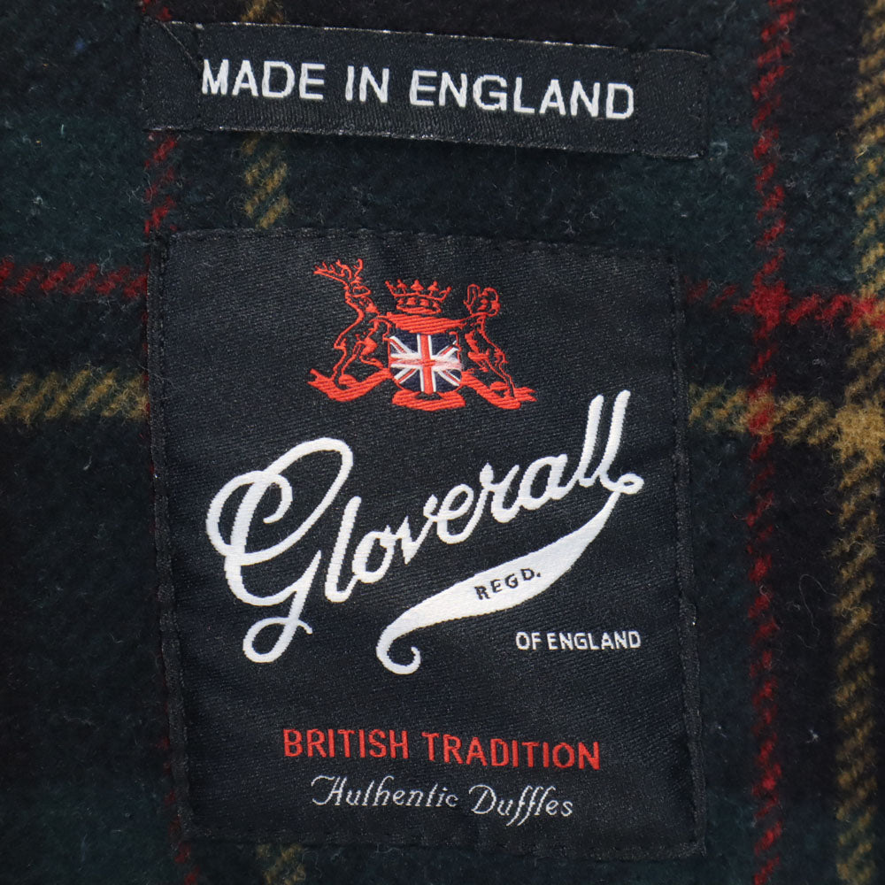 Gloverall グローバーオール イングランド製 メルトン ダッフルコート 36 濃紺 レディース