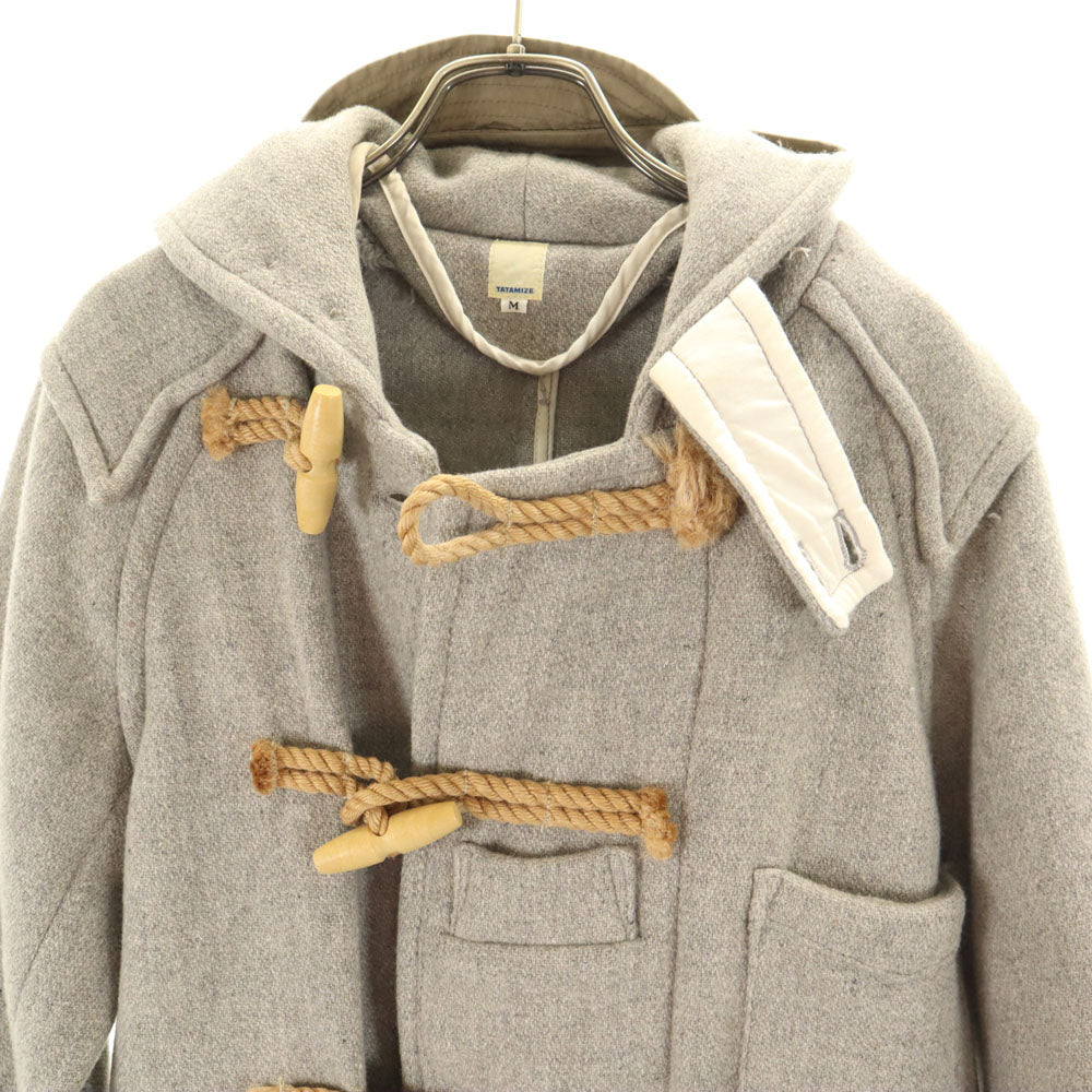 TATAMIZE タタミゼ ウールブレンド 日本製 ウール ダッフルコート M グレー系 メンズ