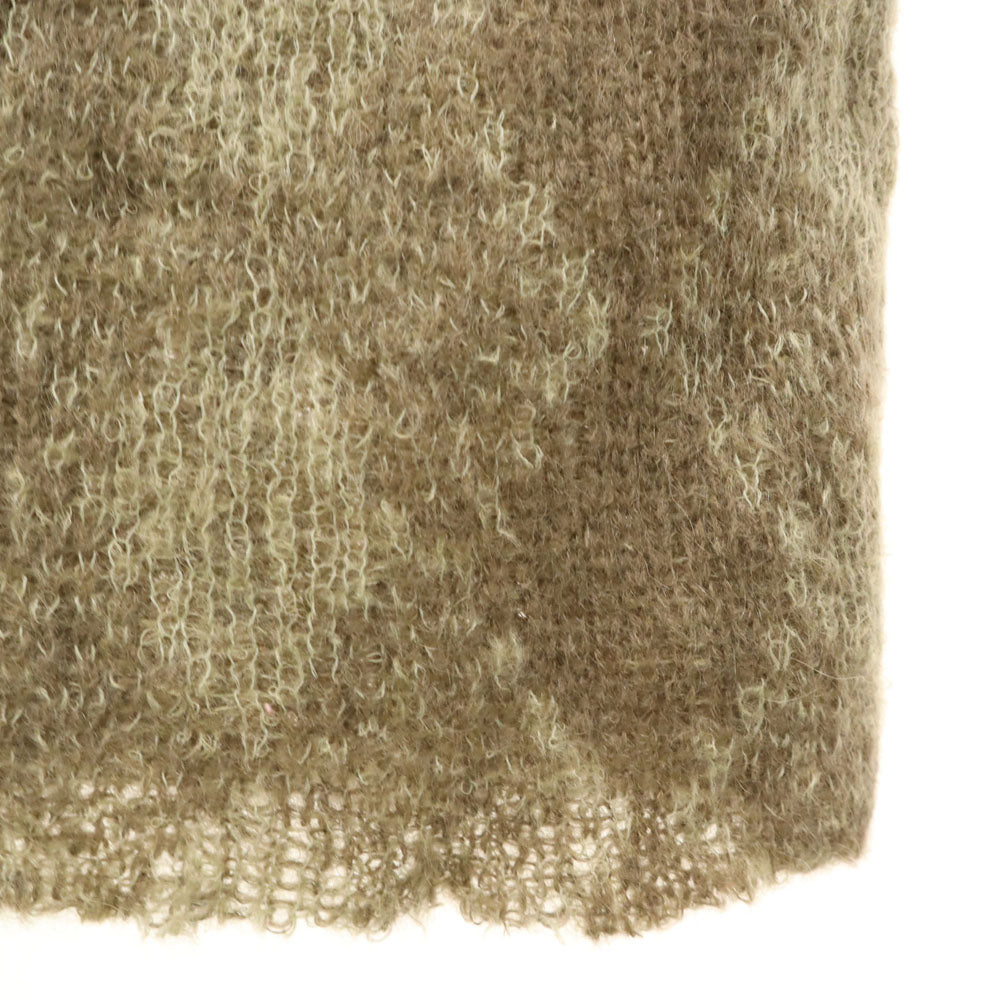 BOEPPLE SPORTSWEAR 60s ヴィンテージ ウールブレンド 長袖 ロング Vネック セーター ベージュ ニット レディース