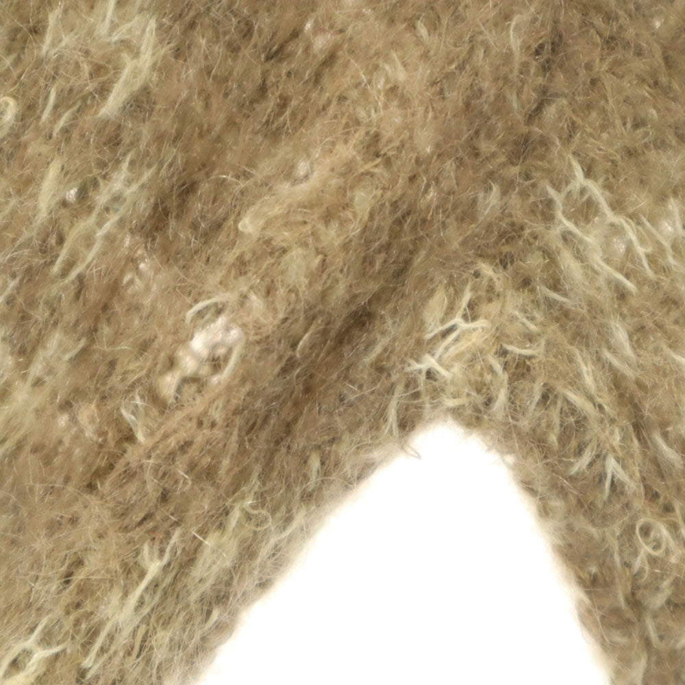 BOEPPLE SPORTSWEAR 60s ヴィンテージ ウールブレンド 長袖 ロング Vネック セーター ベージュ ニット レディース