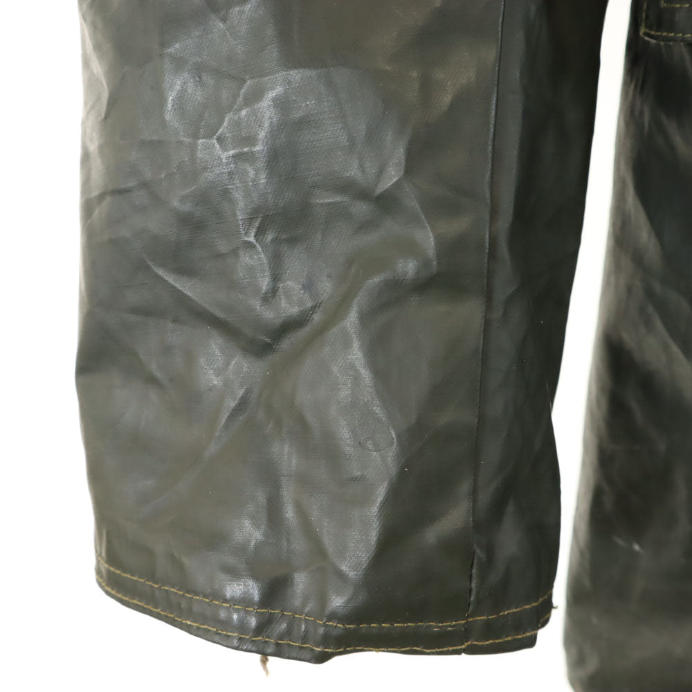 US NAVY アメリカ海軍 40s ヴィンテージ NXSs18795 ネイビデパートメント バーンストーマー コート 40 ブラック ミリタリー 襟ムートン メンズ