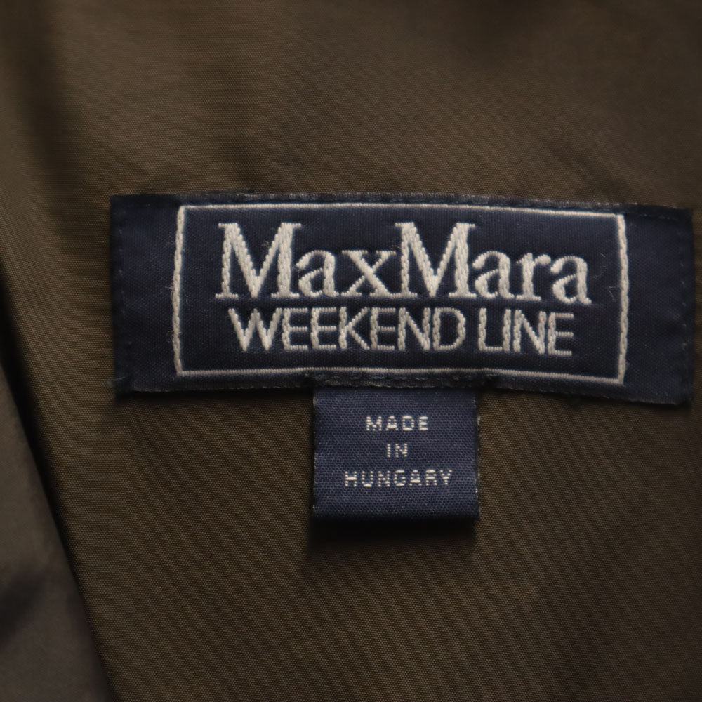 マックスマーラウィークエンドライン ダウンコート 42 ブラウン MAX MARA WEEK END LINE レディース