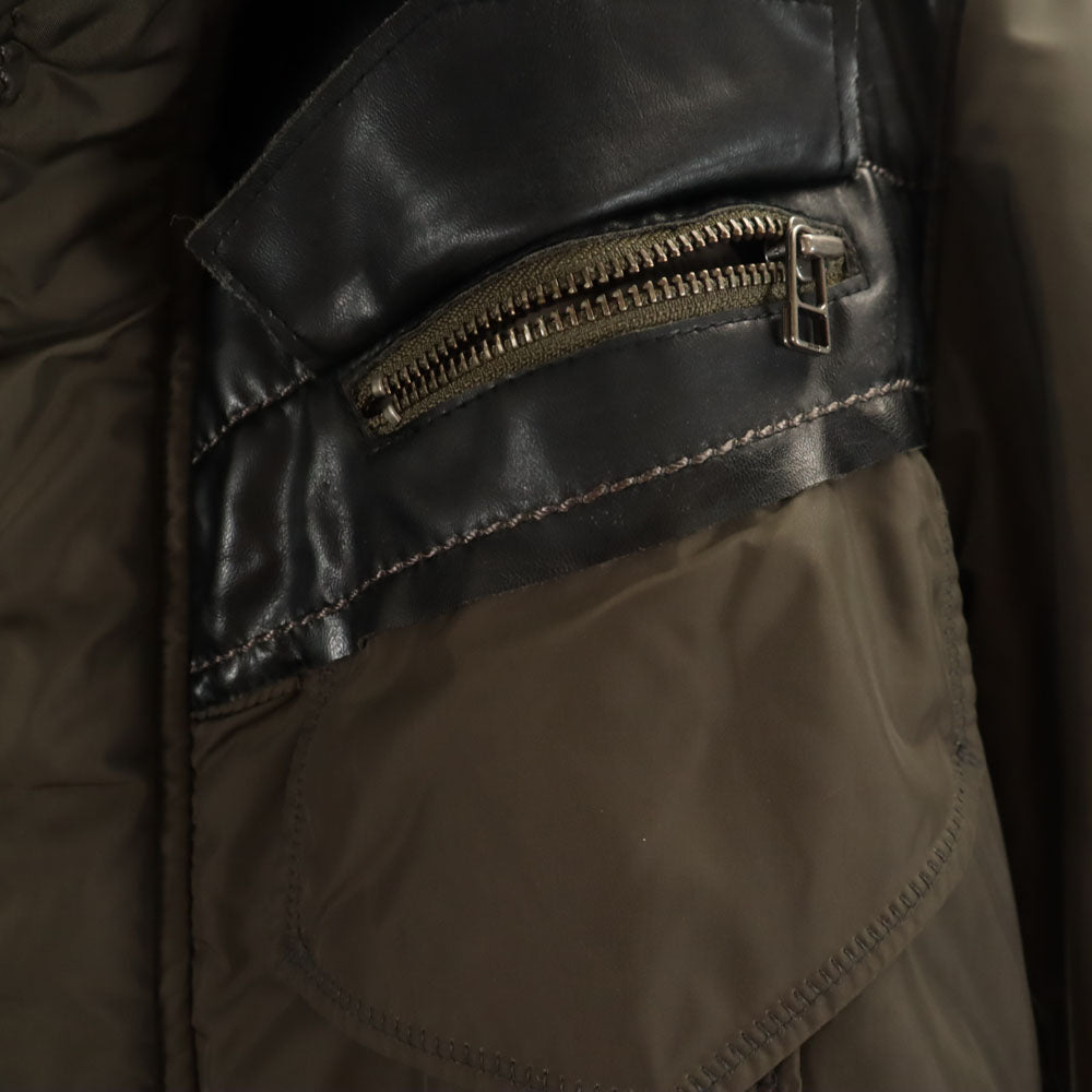 MARITHE + FRANCOIS GIRBAUD マリテフランソワジルボー ダウンコート L カーキ系 メンズ