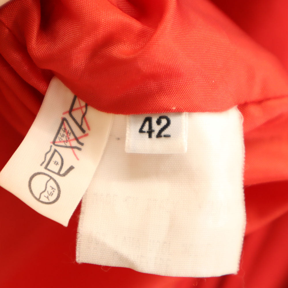 FENDI フェンディ 90s イタリア製 オールド ショールカラー コート 42 レッド レディース