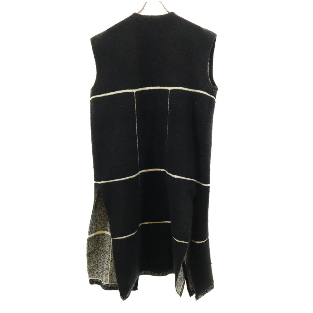 AMERI UNDRESSED アメリ 1120730191 ロング ニットベスト F ブラック メンズ