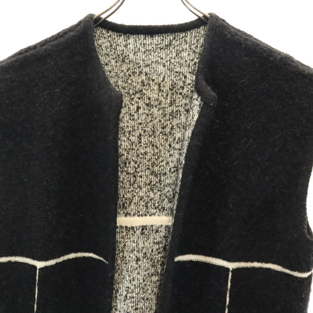 AMERI UNDRESSED アメリ 1120730191 ロング ニットベスト F ブラック メンズ