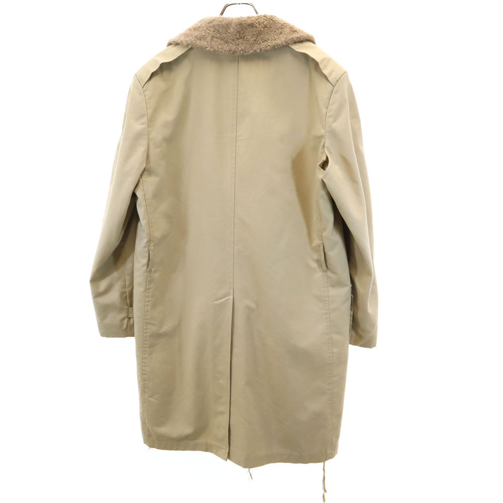 LONDON FOG ロンドンフォグ 70s ヴィンテージ アルスター コート 40 ベージュ 裏ファー メンズ