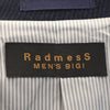 美品 ラッドメスメンズビギ ウールブレンド コート 1 ネイビー RadmesS MEN'S BIGI メンズ