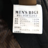 美品 ディストリクション メンズビギ チェック柄 ダウンジャケット S グレー DISTINCTION MEN'S BIGI メンズ