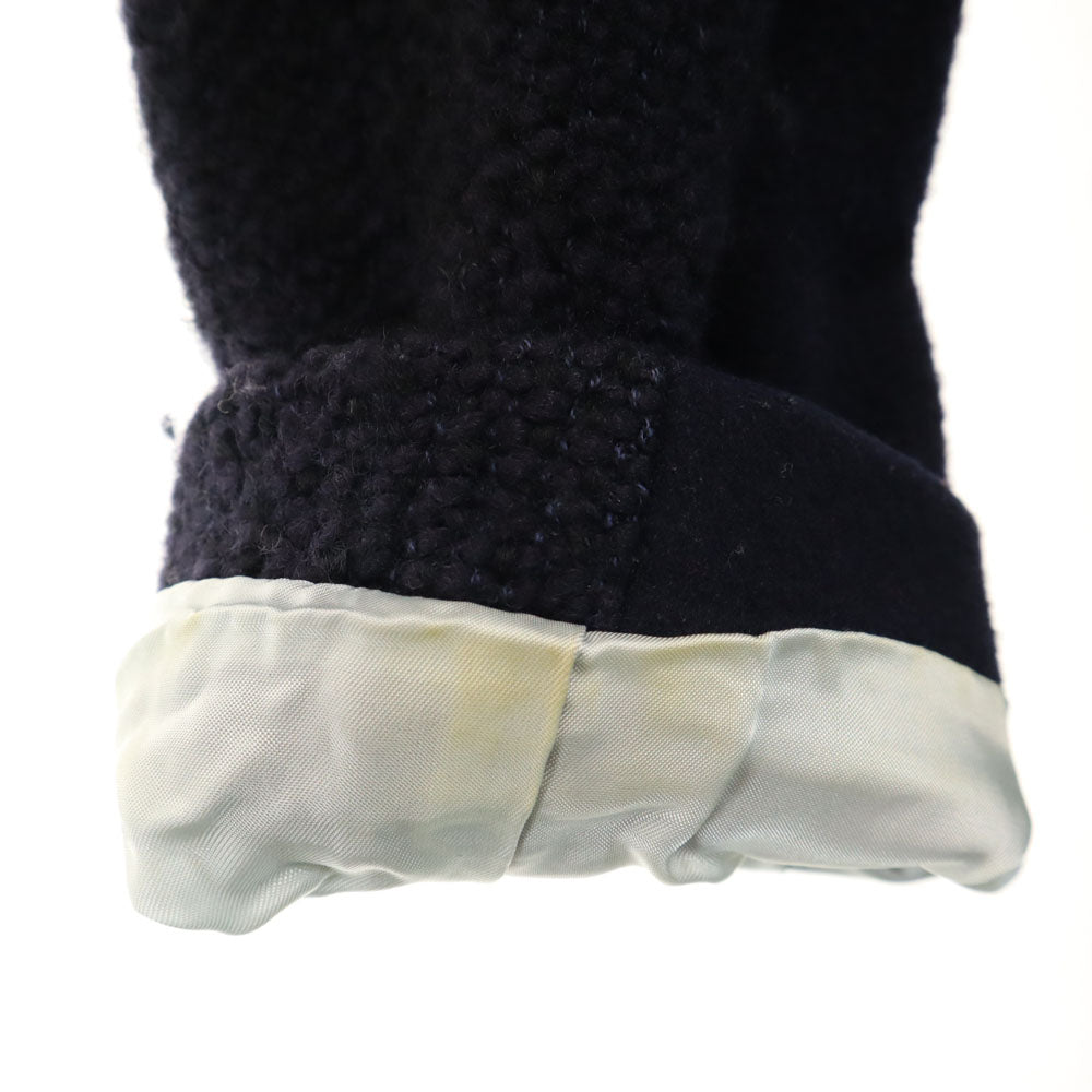 Paul Smith ポールスミス ウール 日本製 ダッフルコート 40 ネイビー BLACK レディース