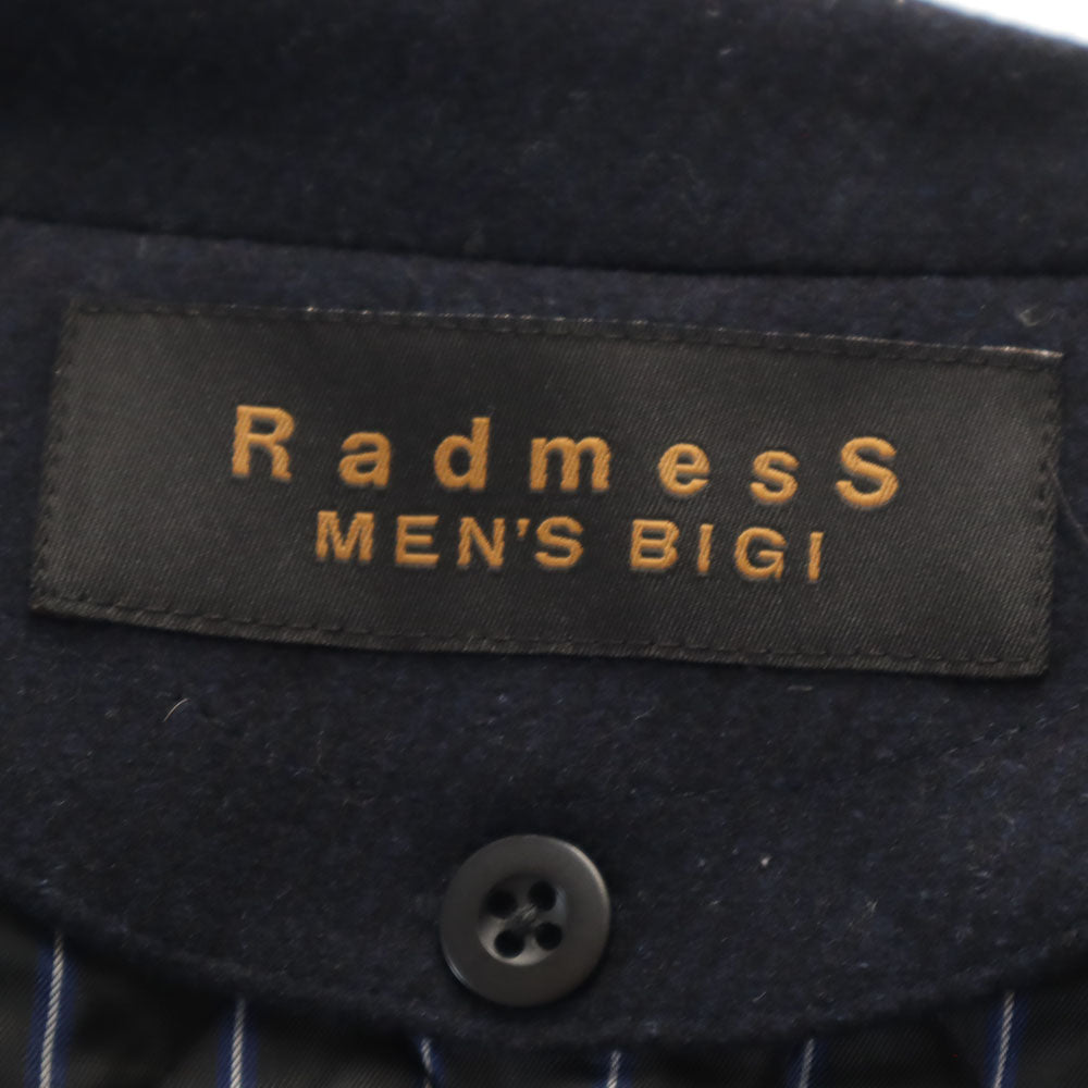 美品 ラッドメスメンズビギ コート 2 ネイビー RadmesS MEN'S BIGI 中綿ライナー付き メンズ