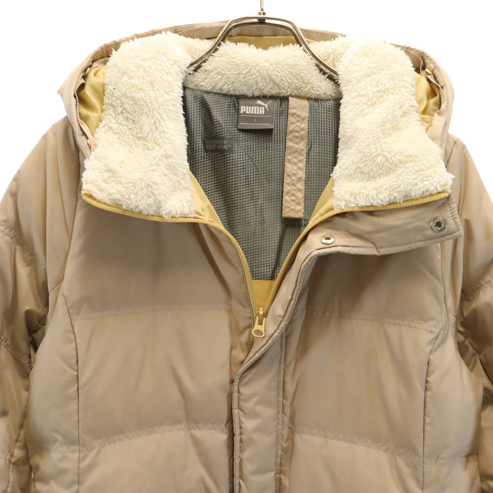 PUMA プーマ ダウンコート L ベージュ レディース
