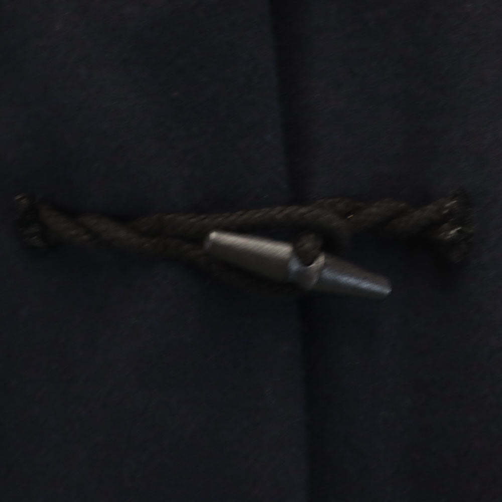 ミズイロインド ウールブレンド ダッフルコート ネイビー mizuiro ind レディース