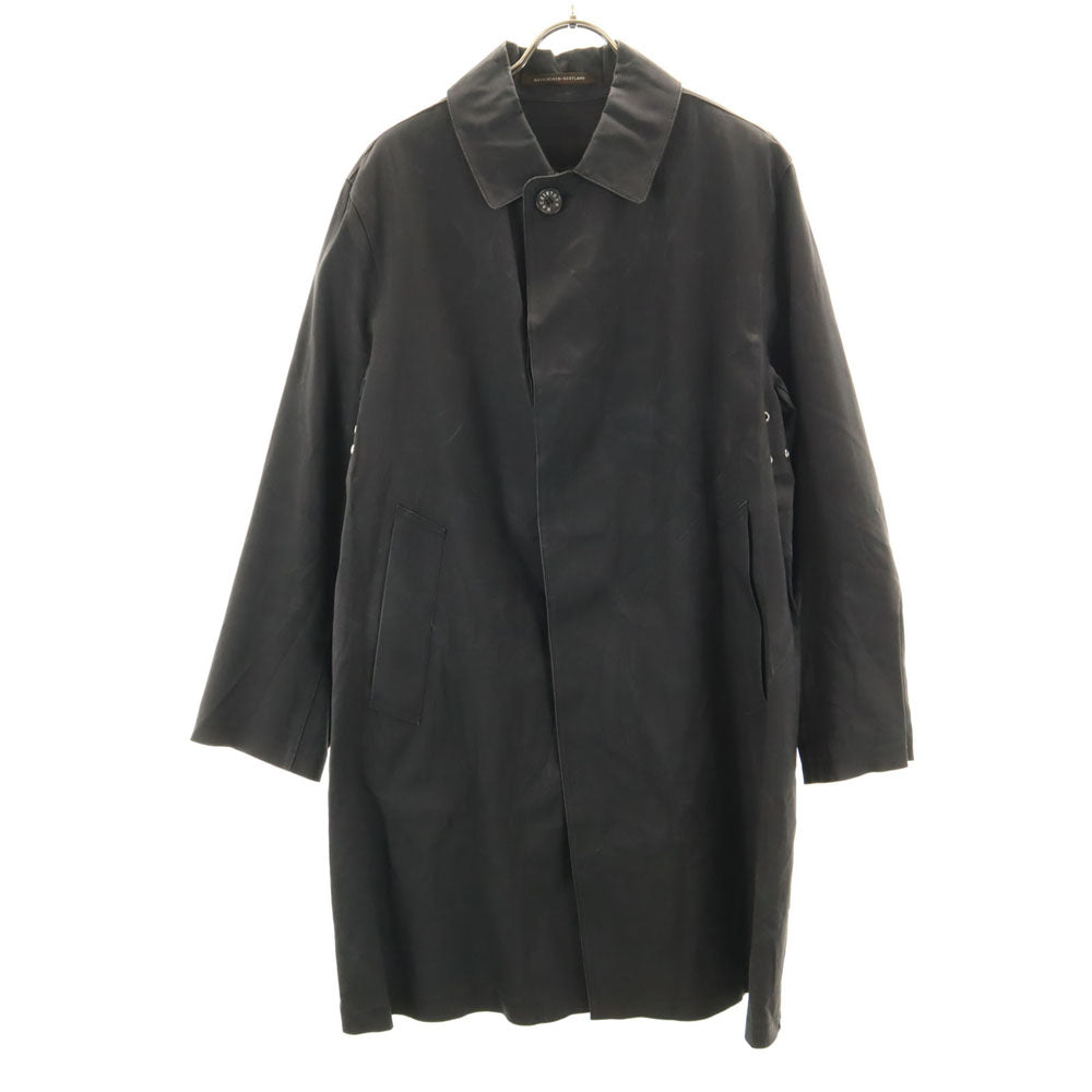 Mackintosh マッキントッシュ 英国製 ステンカラーコート 36 ネイビー メンズ
