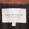 アデイインザライフ チェスターコート 38 レンガ系 a day in the life ユナイテッドアローズ レディース