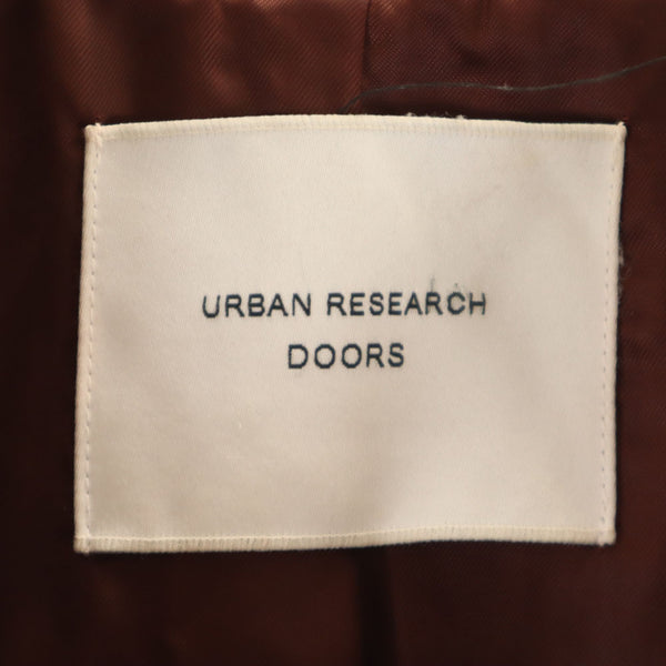 アーバンリサーチドアーズ ウールブレンド ステンカラーコート F テラコッタ URBAN RESEARCH DOORS レディース