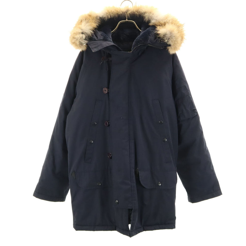 モーガンメンフィスベル N-3B フライトジャケット S ネイビー メンズ