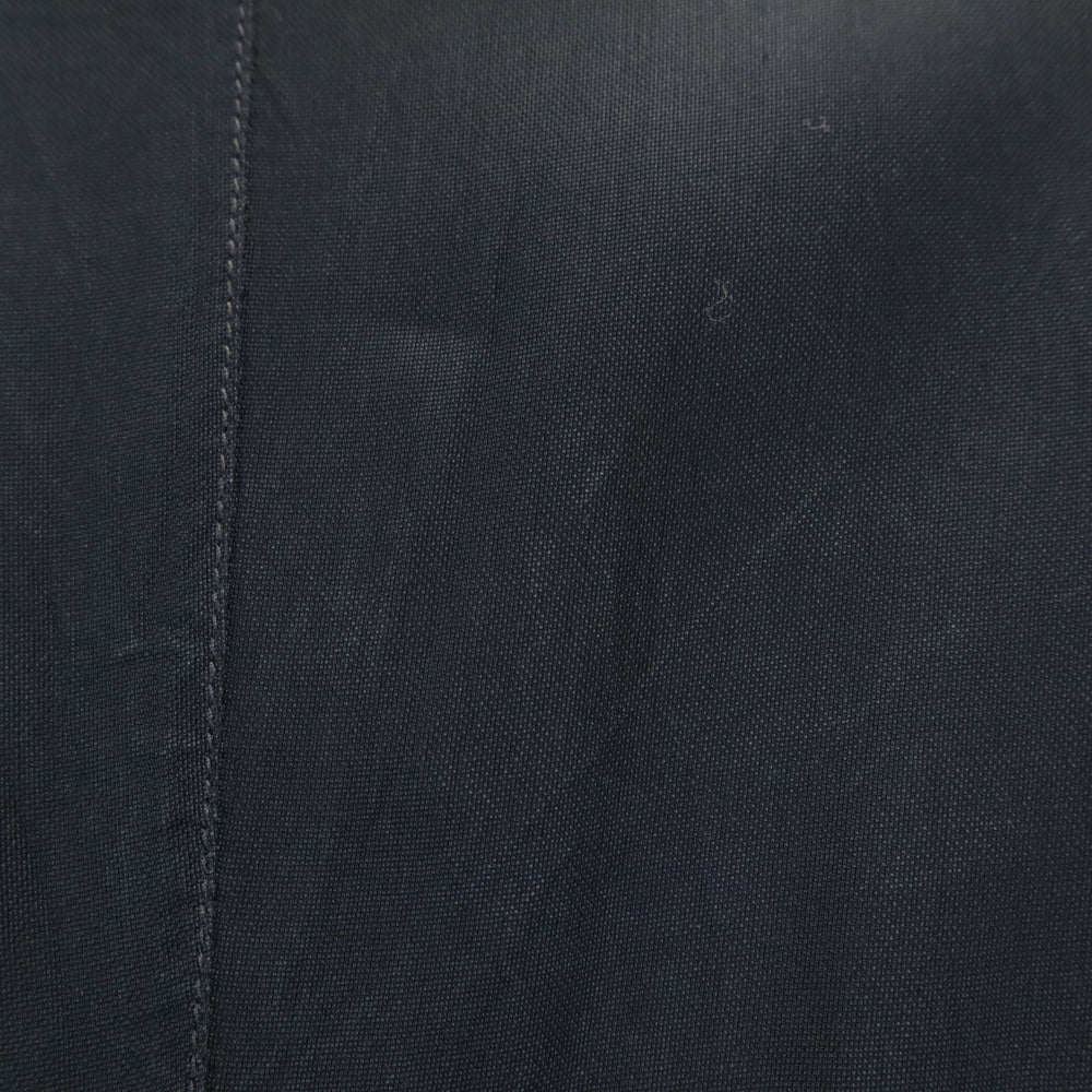 GIORGIO ARMANI ジョルジオアルマーニ イタリア製 トレンチコート 56 チャコールブラック ビッグサイズ メンズ