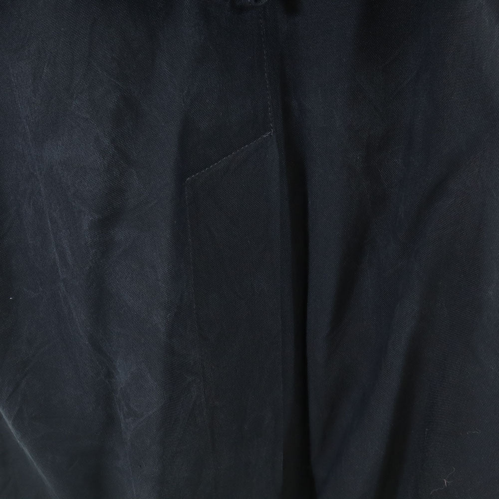 GIORGIO ARMANI ジョルジオアルマーニ イタリア製 トレンチコート 56 チャコールブラック ビッグサイズ メンズ