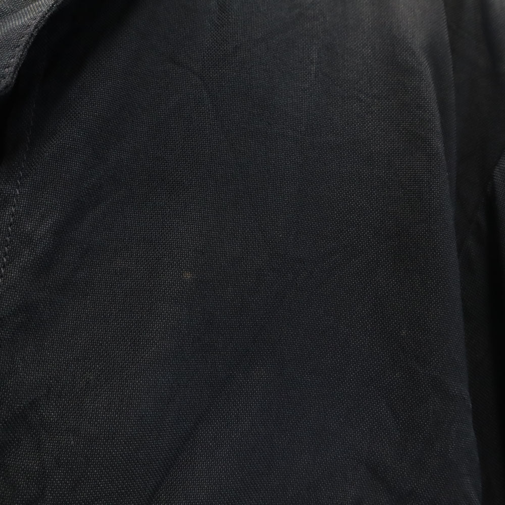 GIORGIO ARMANI ジョルジオアルマーニ イタリア製 トレンチコート 56 チャコールブラック ビッグサイズ メンズ