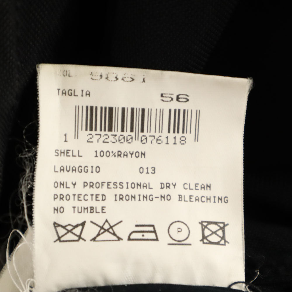 GIORGIO ARMANI ジョルジオアルマーニ イタリア製 トレンチコート 56 チャコールブラック ビッグサイズ メンズ