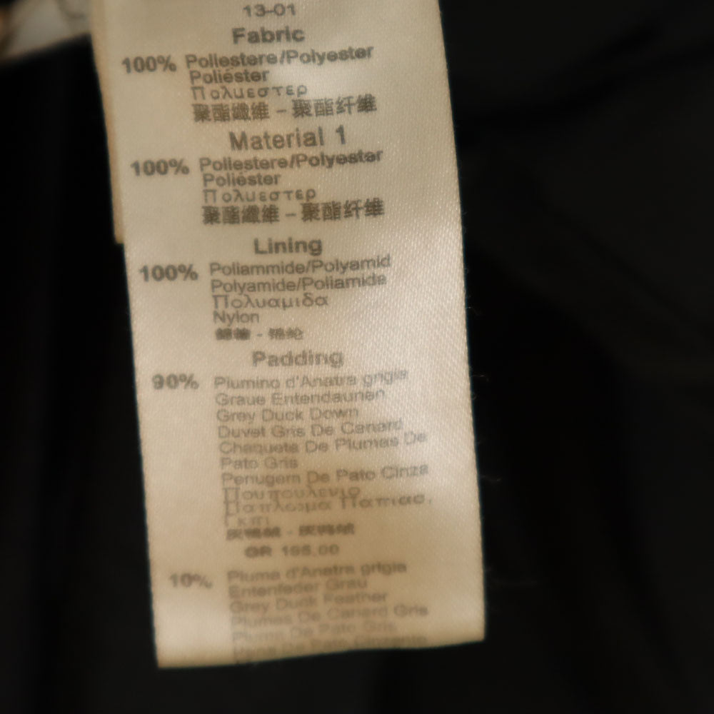 Emporio Armani エンポリオアルマーニ ダウンコート M チャコールブラック レディース