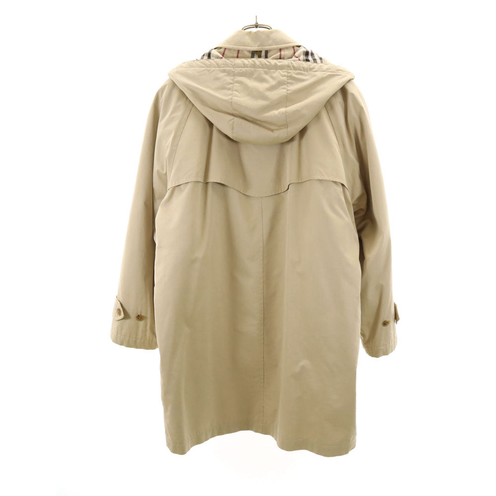 バーバリーロンドン 三陽商会 日本製 ステンカラーコート M ベージュ BURBERRY LONDON ダウンライナー付き メンズ