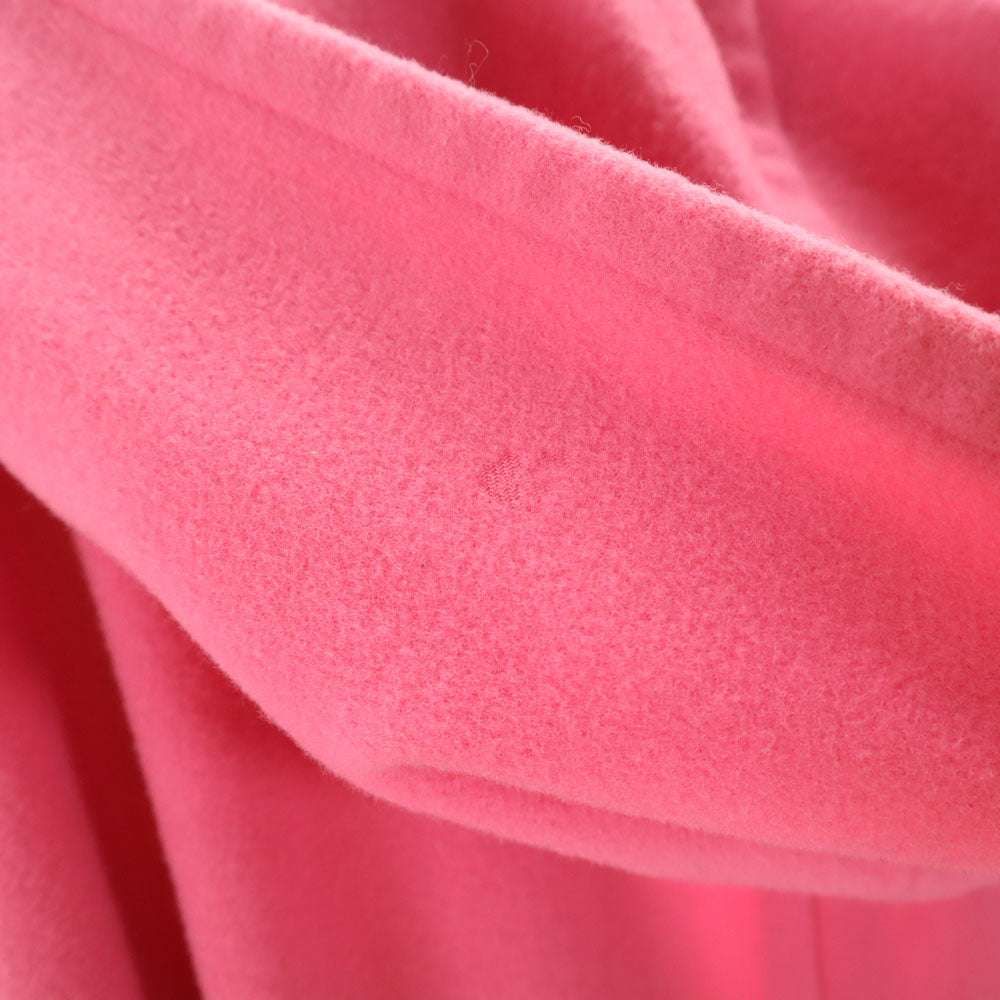 イヴサンローラン 90s オールド フーデッド コート M ピンク YVES SAINT LAURENT レディース