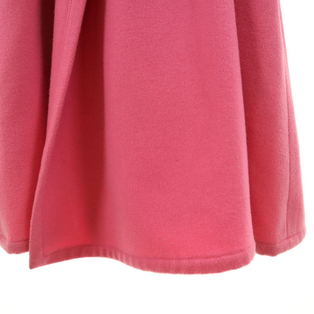 イヴサンローラン 90s オールド フーデッド コート M ピンク YVES SAINT LAURENT レディース