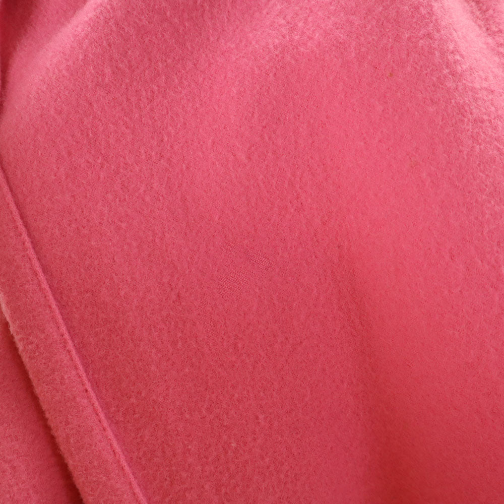 イヴサンローラン 90s オールド フーデッド コート M ピンク YVES SAINT LAURENT レディース