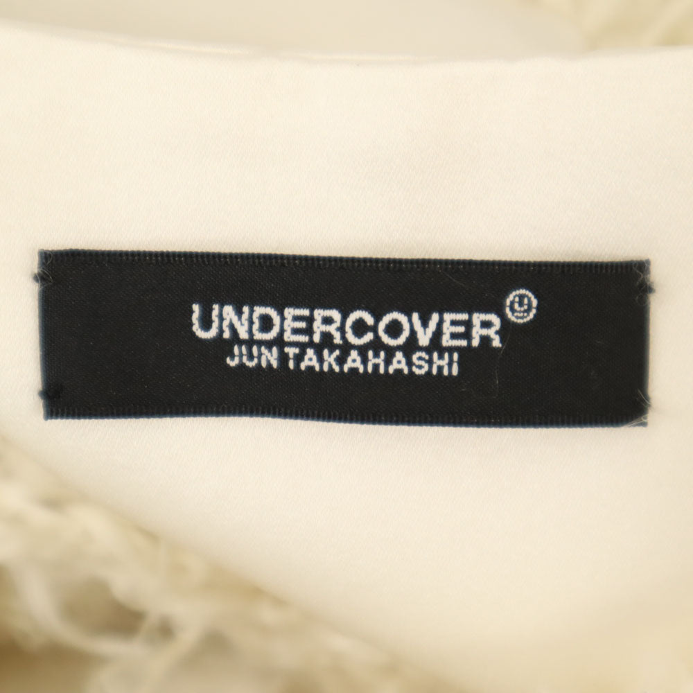 アンダーカバー 日本製 ジュンヤワタナベ コラボ ニット切替 コート 1 アイボリー UNDERCOVER x JUNYA WATANABE ハンガー付き レディース