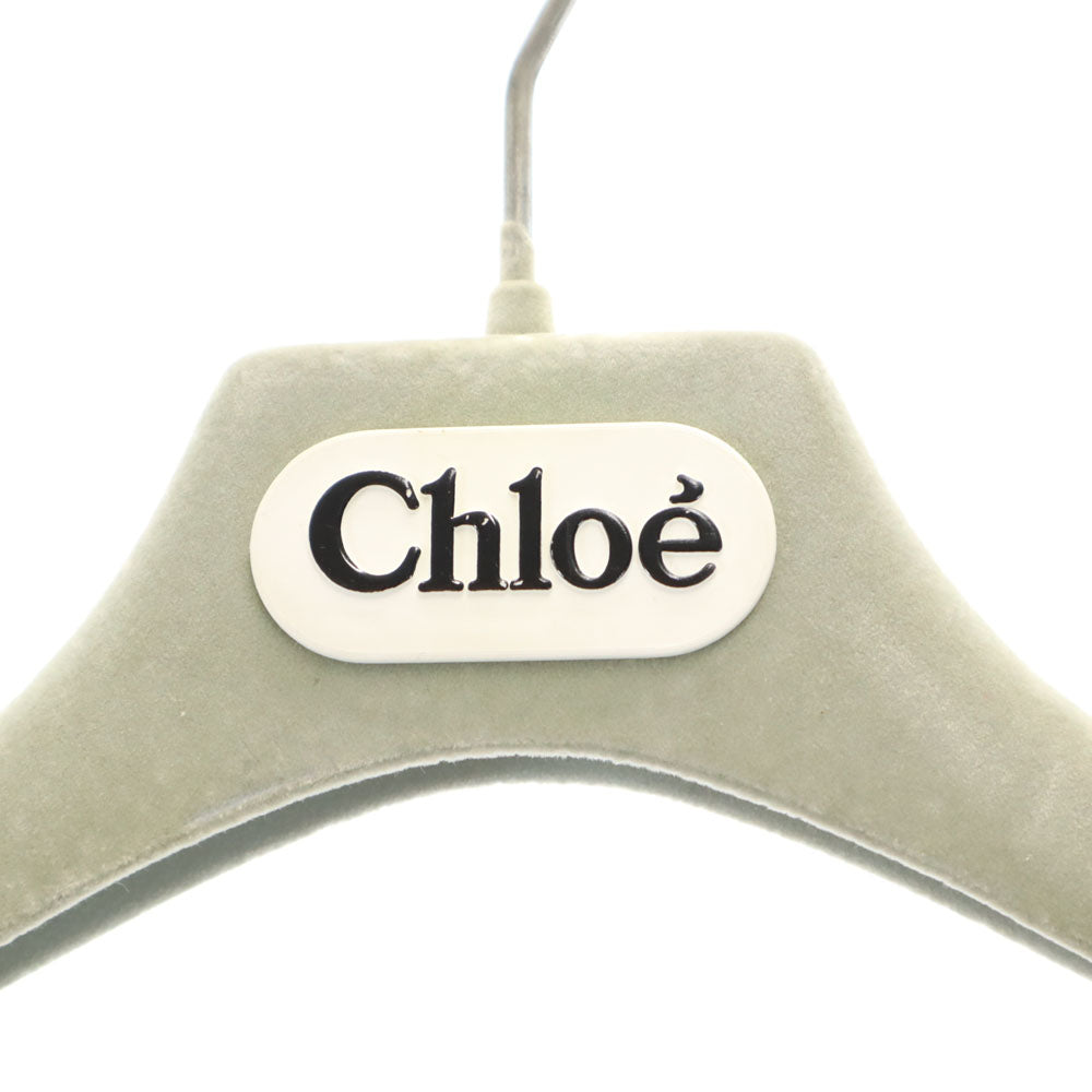 Chloe クロエ ステンカラーコート 38 ベージュ ハンガー付き レディース