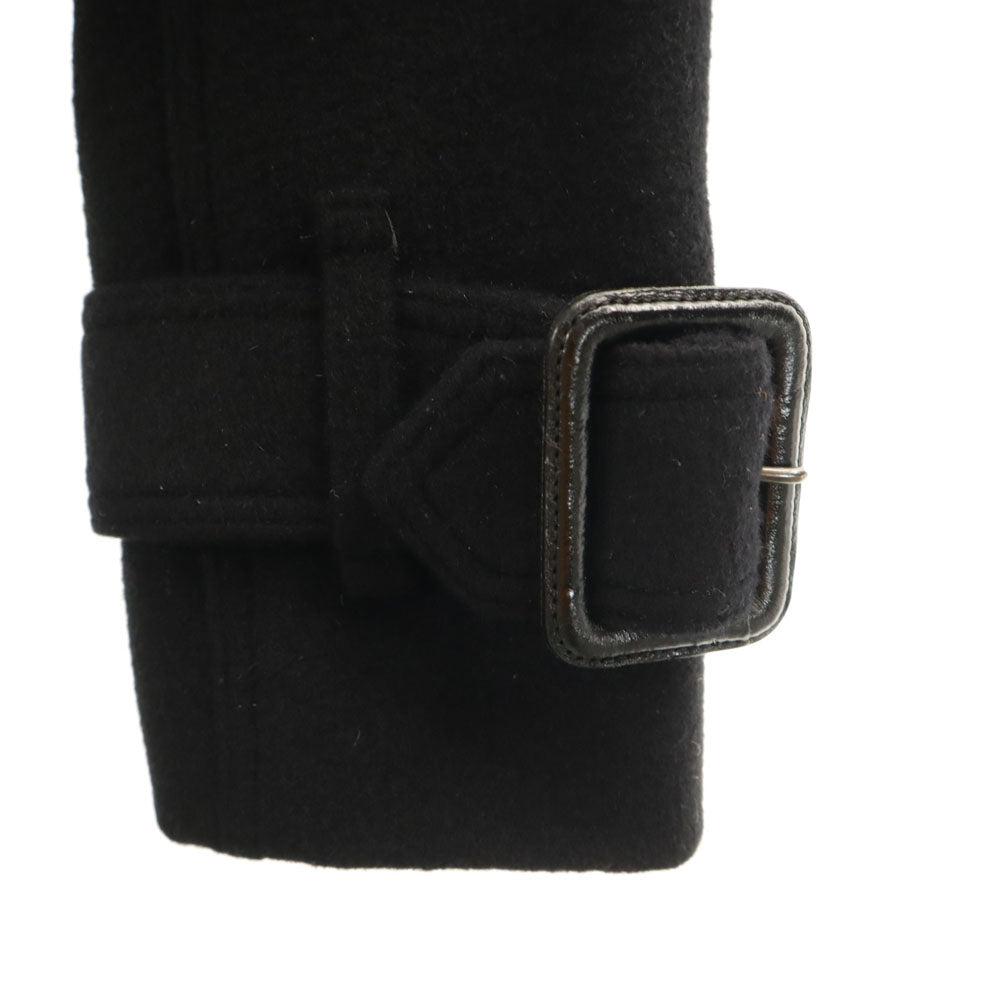 バーバリー 三陽商会 日本製 アンゴラブレンド コート 9 黒 BURBERRY レディース