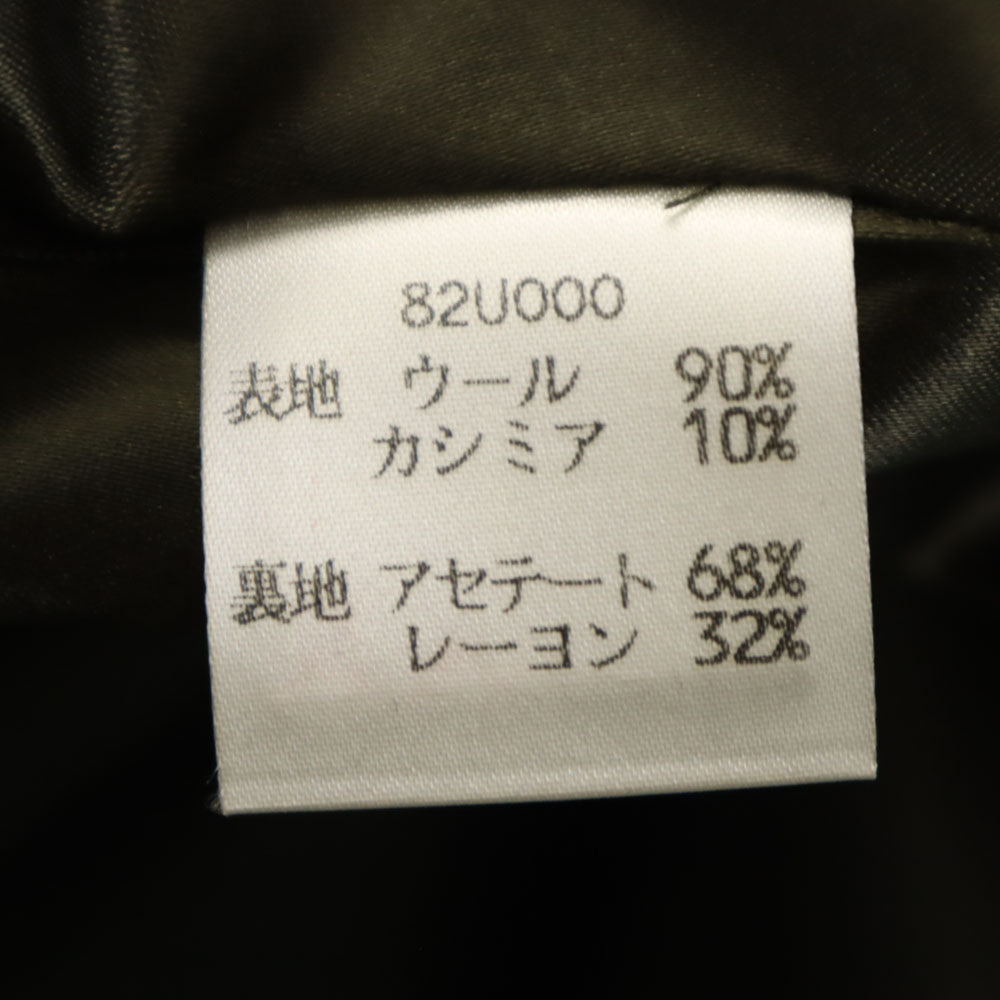 CELINE セリーヌ フランス製 カシミヤブレンド メルトン コート 40 カーキ レディース