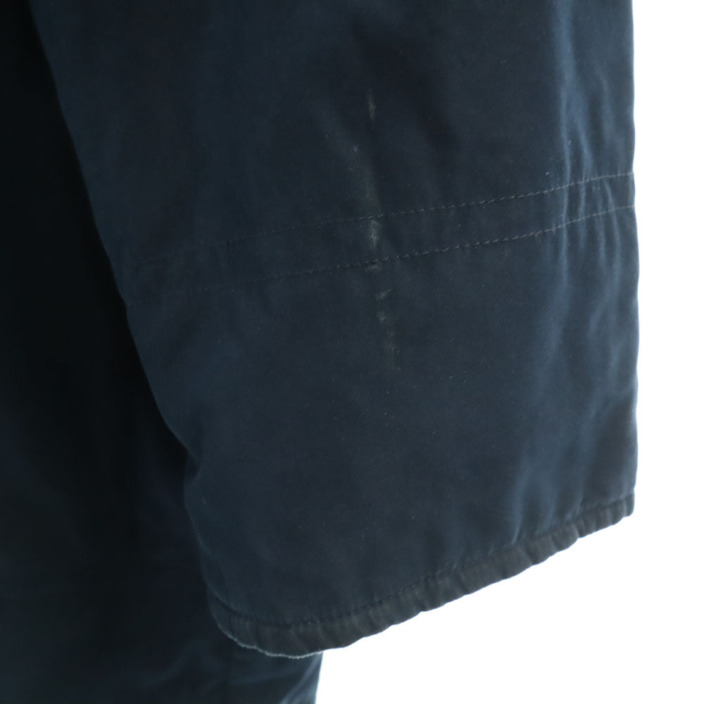 Herno ヘルノ 80s 90s イタリア製 オールド ホース柄 リバーシブル コート 42 ネイビー 馬蹄 レディース