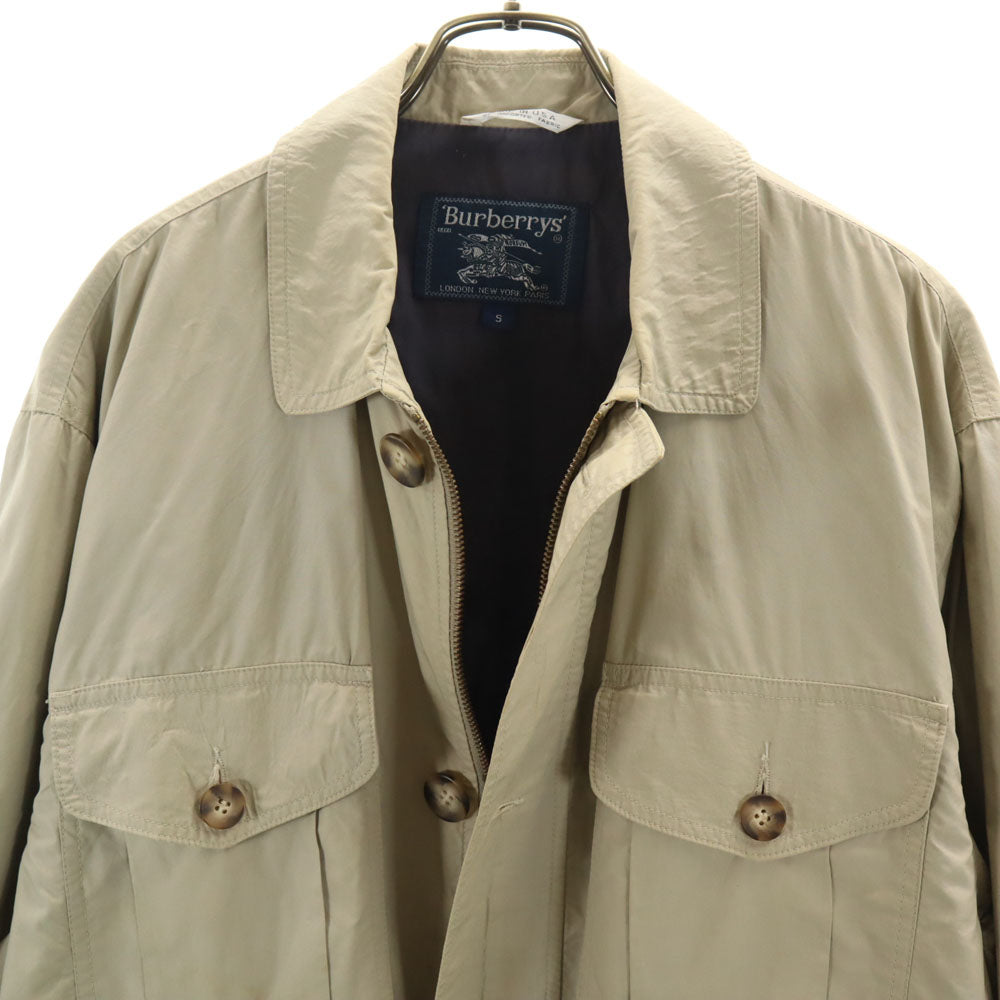 Burberrys バーバリーズ 90s USA製 オールド フィールドジャケット S グレージュ メンズ