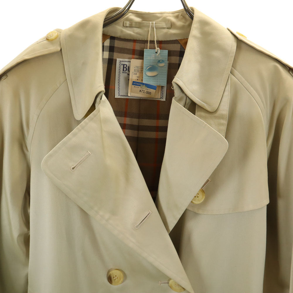 Burberrys バーバリーズ 90s 未使用 オールド デッドストック トレンチコート 9AR シャンパンゴールド レディース