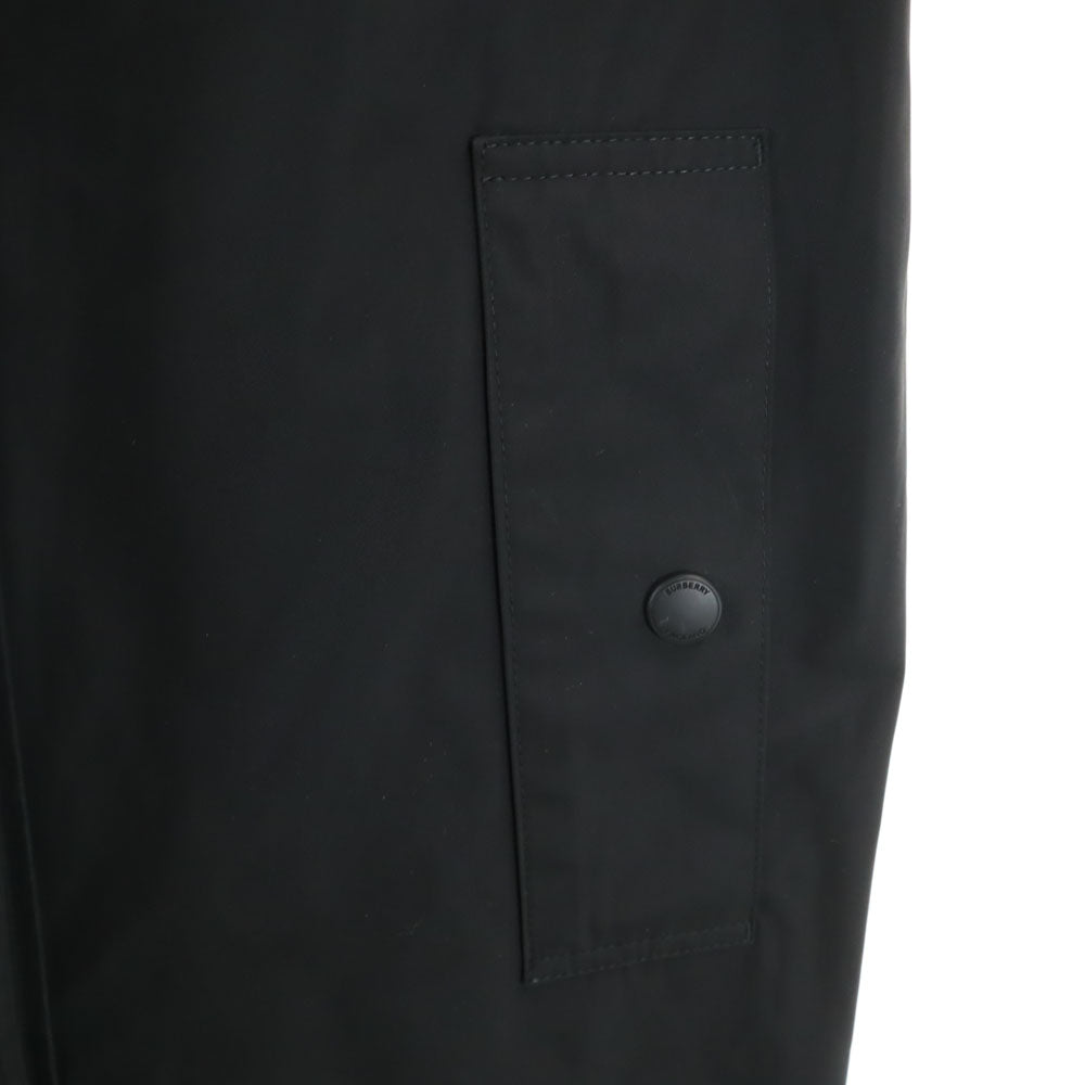 BURBERRY バーバリー フーデッド コート 36 ブラック 衣装カバー付き レディース