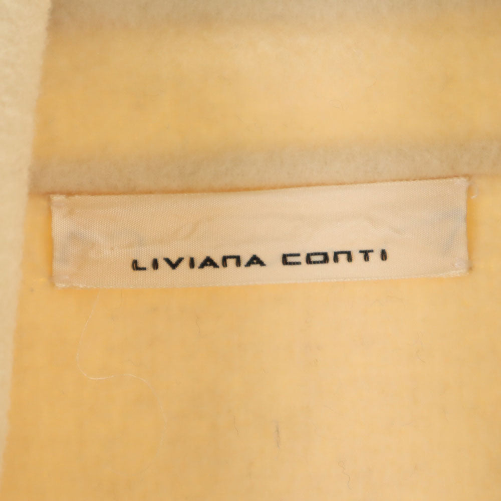 LIVIANA CONTI リビアナコンティ ウールコート 42 アイボリー レディース