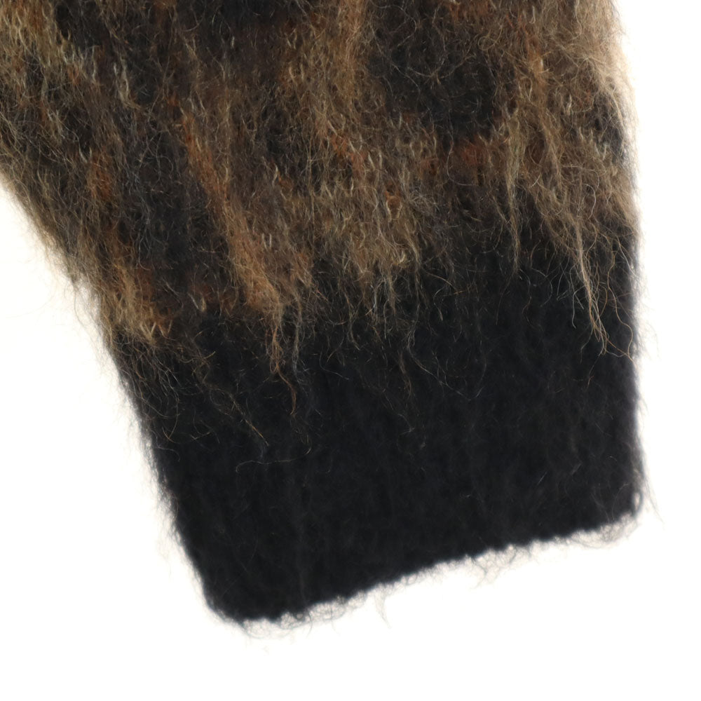 CELINE セリーヌ イタリア製 モヘアブレンド ヒョウ柄 長袖