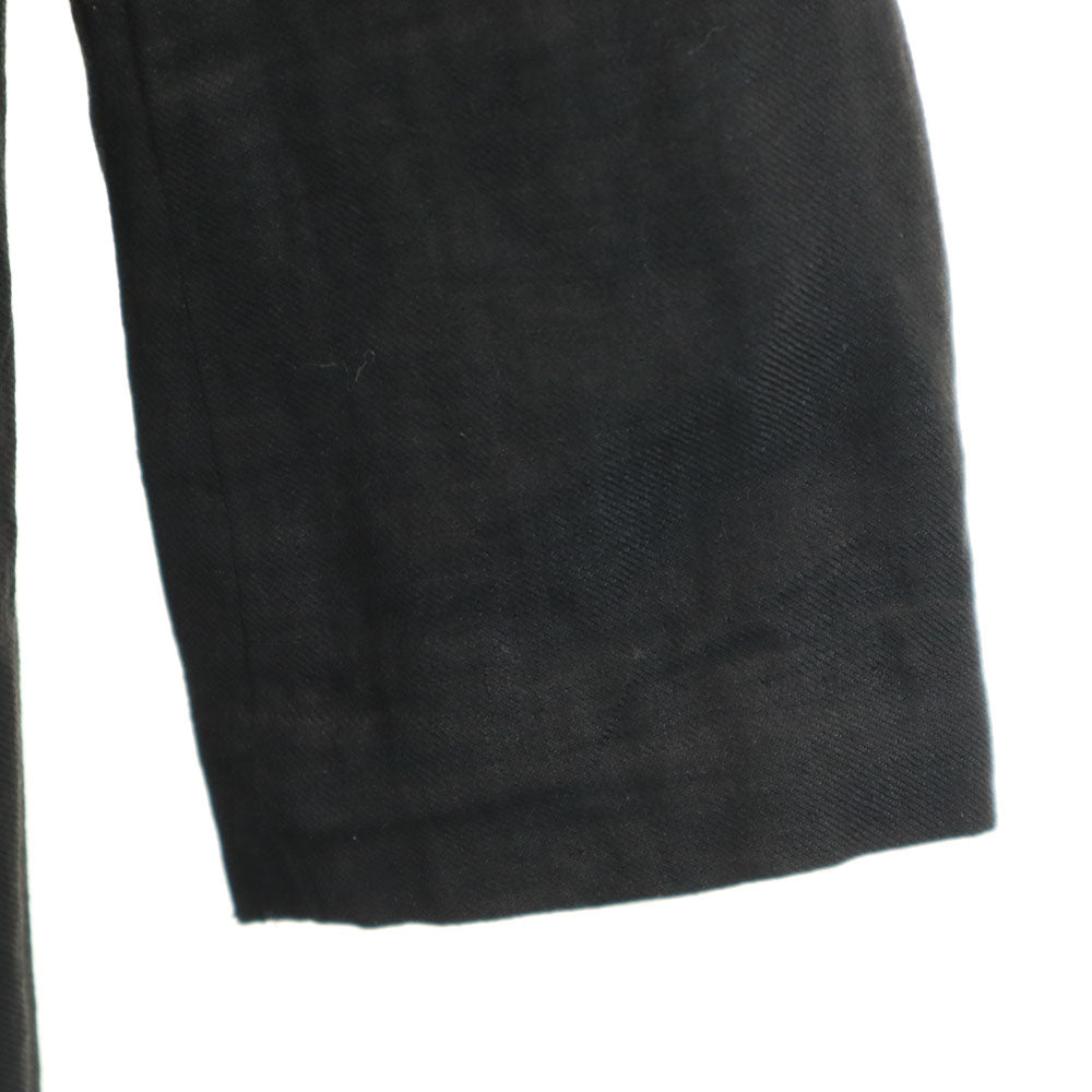 Comme des Garcons Comme des Garcons コムデギャルソンコムデギャルソン 2012年 日本製 RK-J035 リネン コート M ブラック レディース