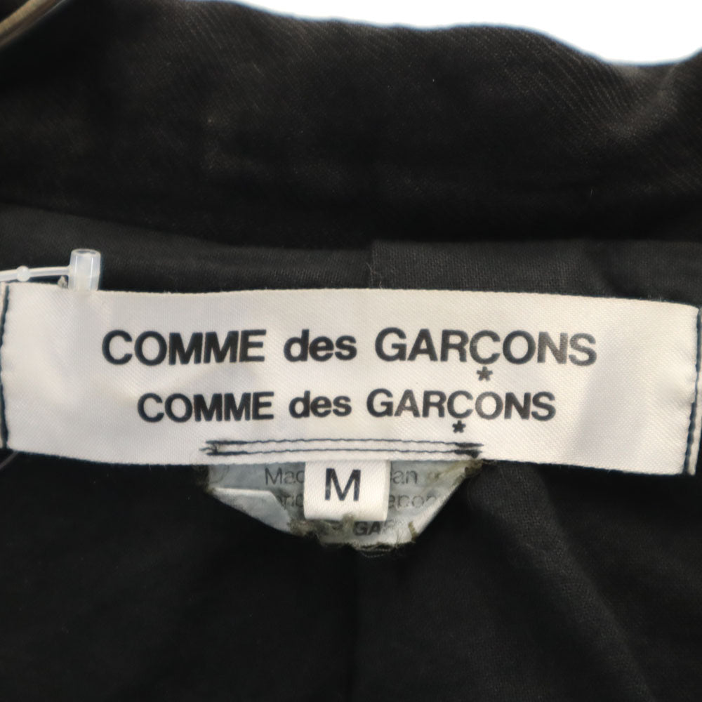 Comme des Garcons Comme des Garcons コムデギャルソンコムデギャルソン 2012年 日本製 RK-J035 リネン コート M ブラック レディース