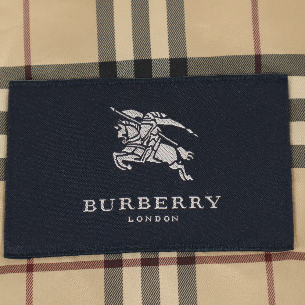 BURBERRY バーバリー 三陽商会 日本製 フェイク スエード ジャケット L カーキ メンズ