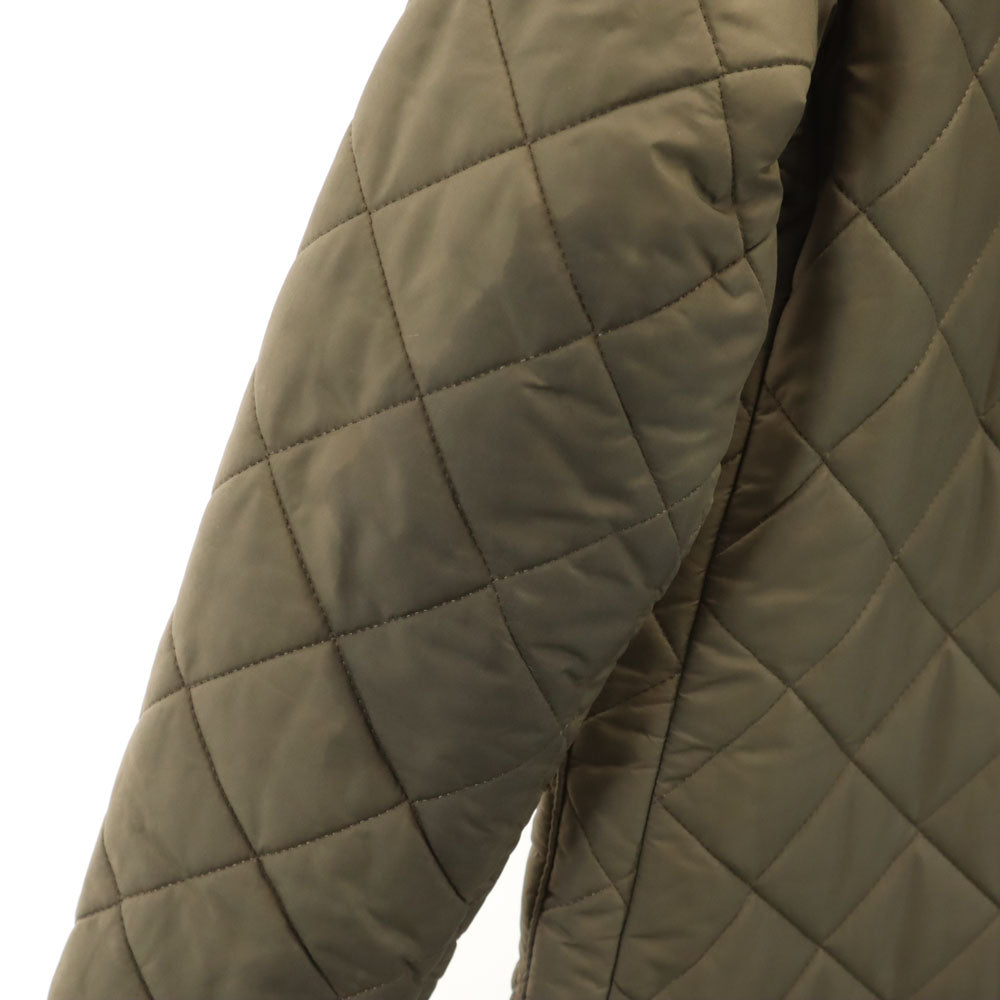 MACKINTOSH SCOTLAND マッキントッシュスコットランド USA製 キルティングコート 36 カーキ 裏ボア レディース