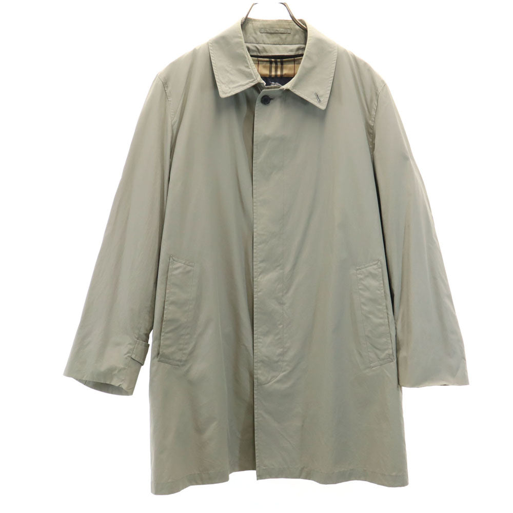 BURBERRY バーバリー 三陽商会 日本製 ライナー付 ステンカラーコート M カーキ 2WAY メンズ